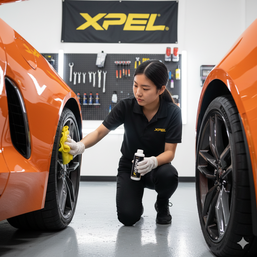 Chevrolet Ceramic Coating Application in Los Angeles | XPEL Fusion Plus