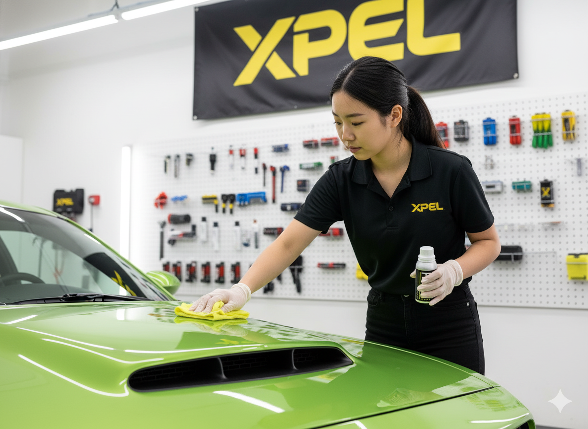 Dodge Ceramic Coating Application in Los Angeles | XPEL Fusion Plus