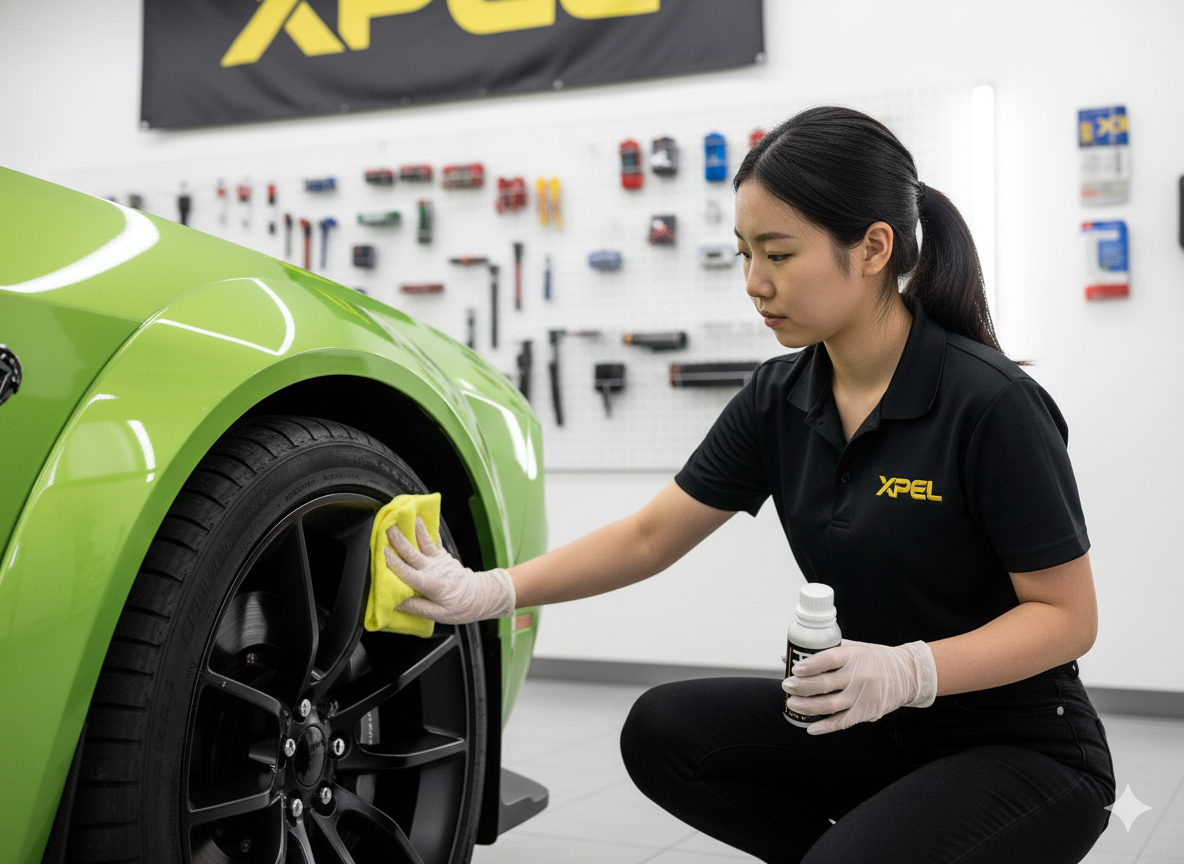 Dodge Ceramic Coating Application in Los Angeles | XPEL Fusion Plus