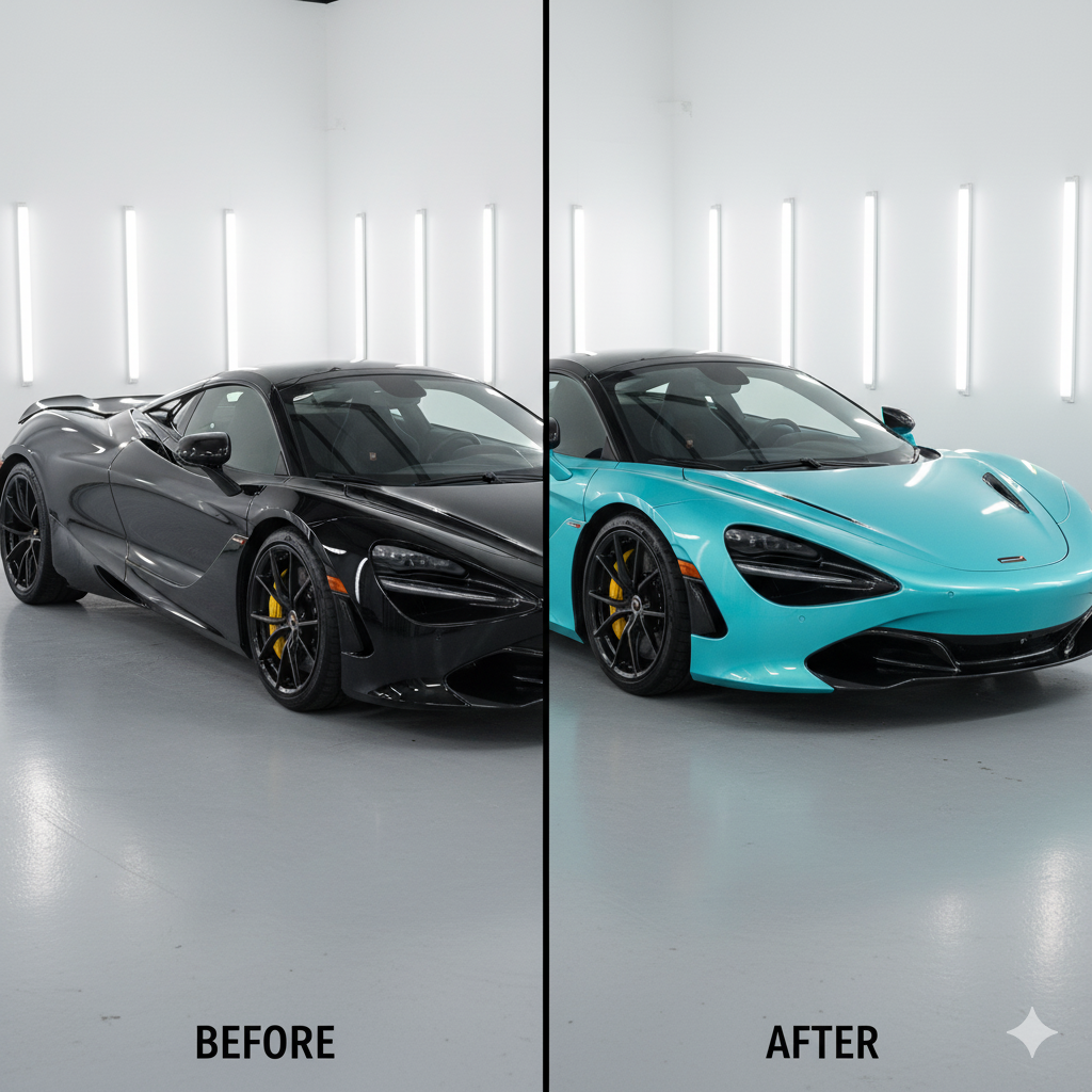 McLaren Color Change PPF Wrap Installation: Hypercar Transformation & Preservation in Los Angeles