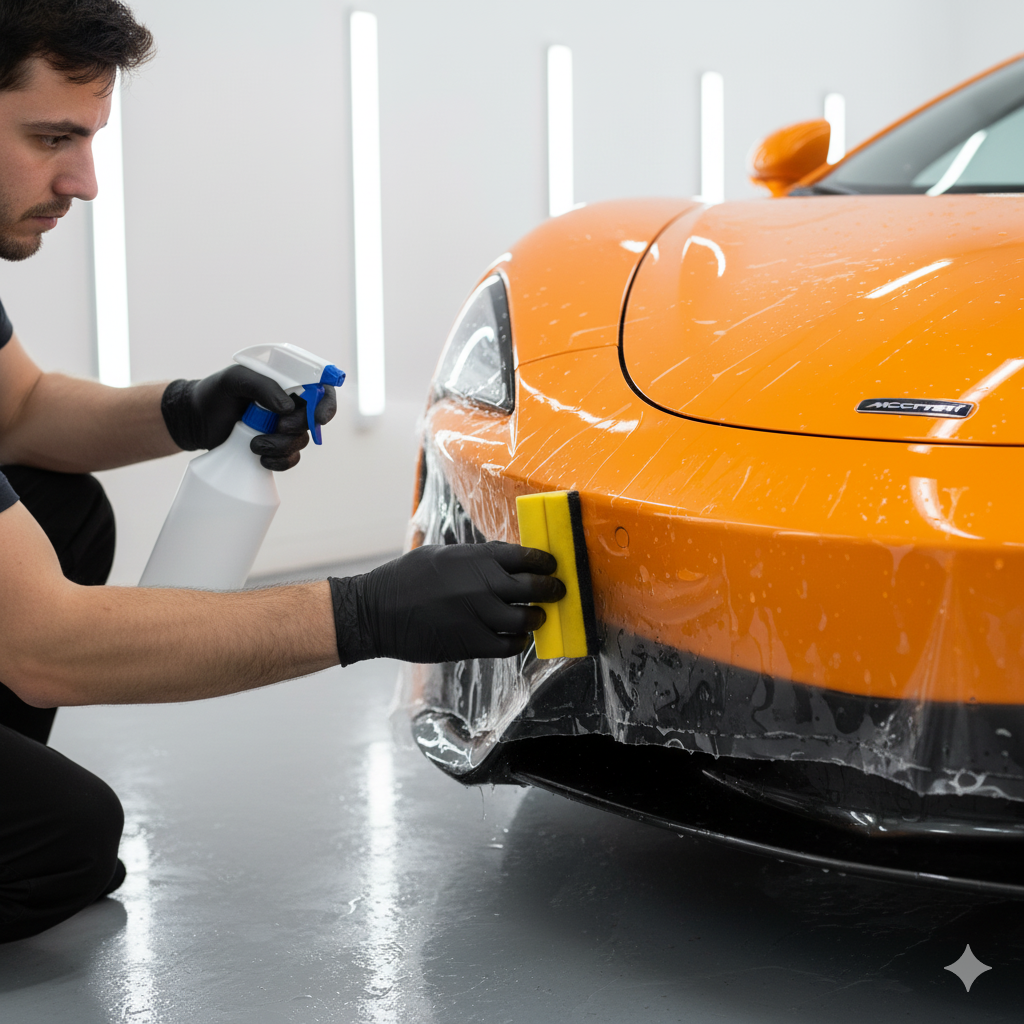 XPEL McLaren Paint Protection Film PPF Clear Bra Installation Los Angeles