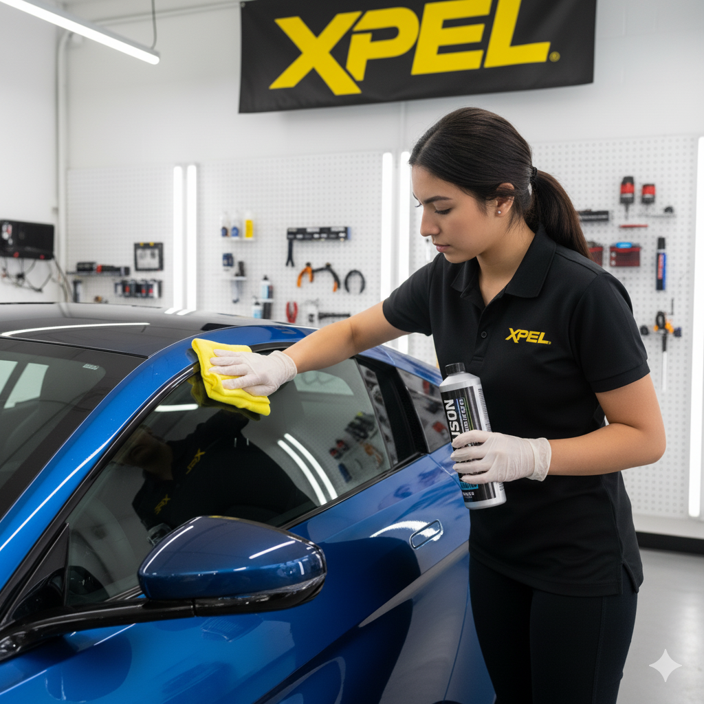 Aston Martin Ceramic Coating Application in Los Angeles | XPEL Fusion Plus