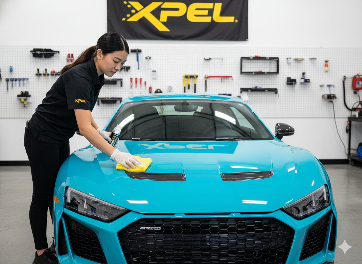 Audi Ceramic Coating Application in Los Angeles | XPEL Fusion Plus Protection