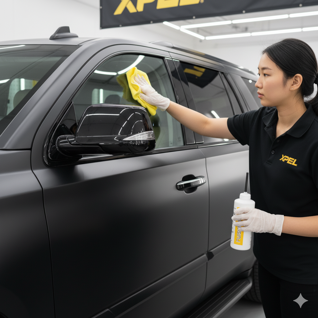 Cadillac Ceramic Coating Application in Los Angeles | XPEL Fusion Plus