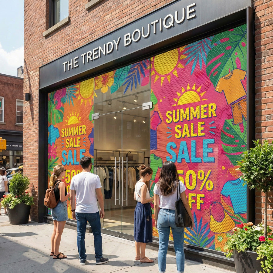 Custom Wall & Window Graphics for Schools, Businesses, and Promotions