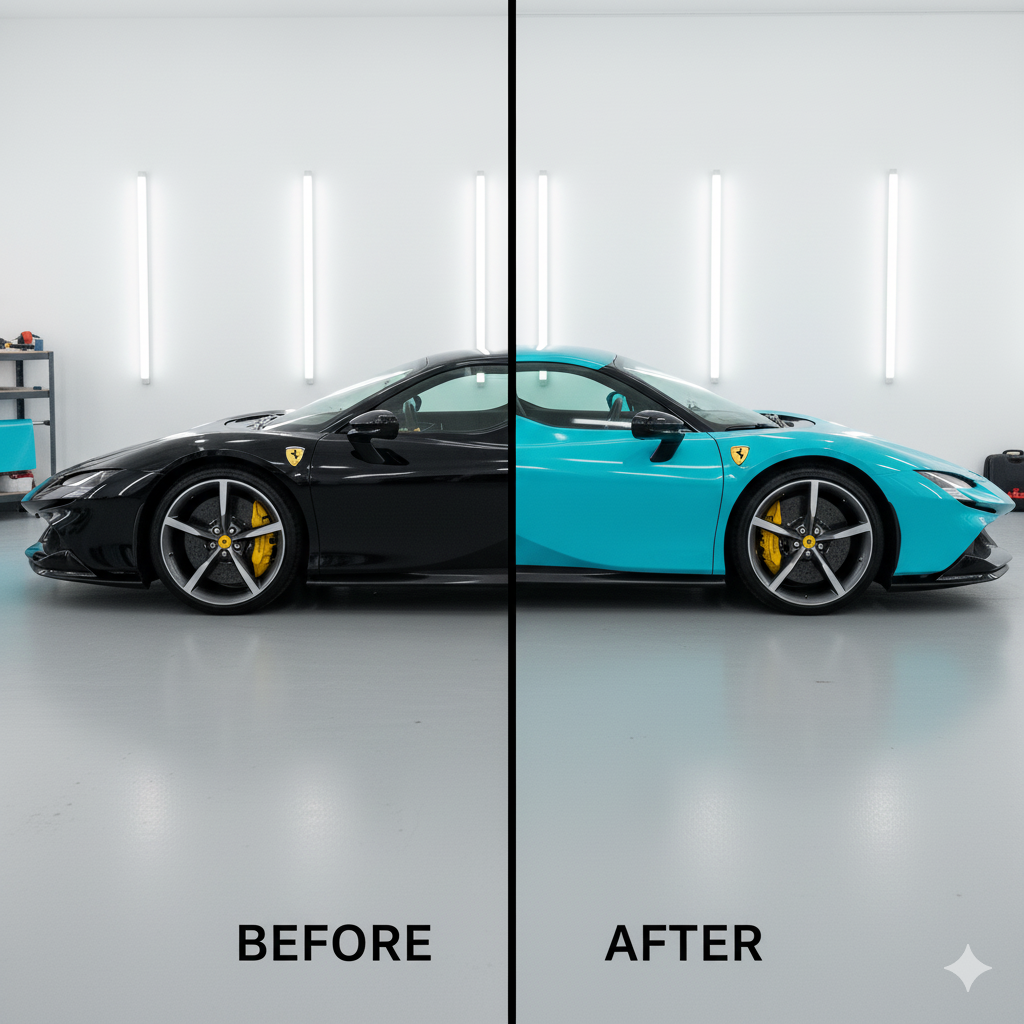 Ferrari Color Change PPF Wrap Installation: Ultimate Customization & Preservation in Los Angeles