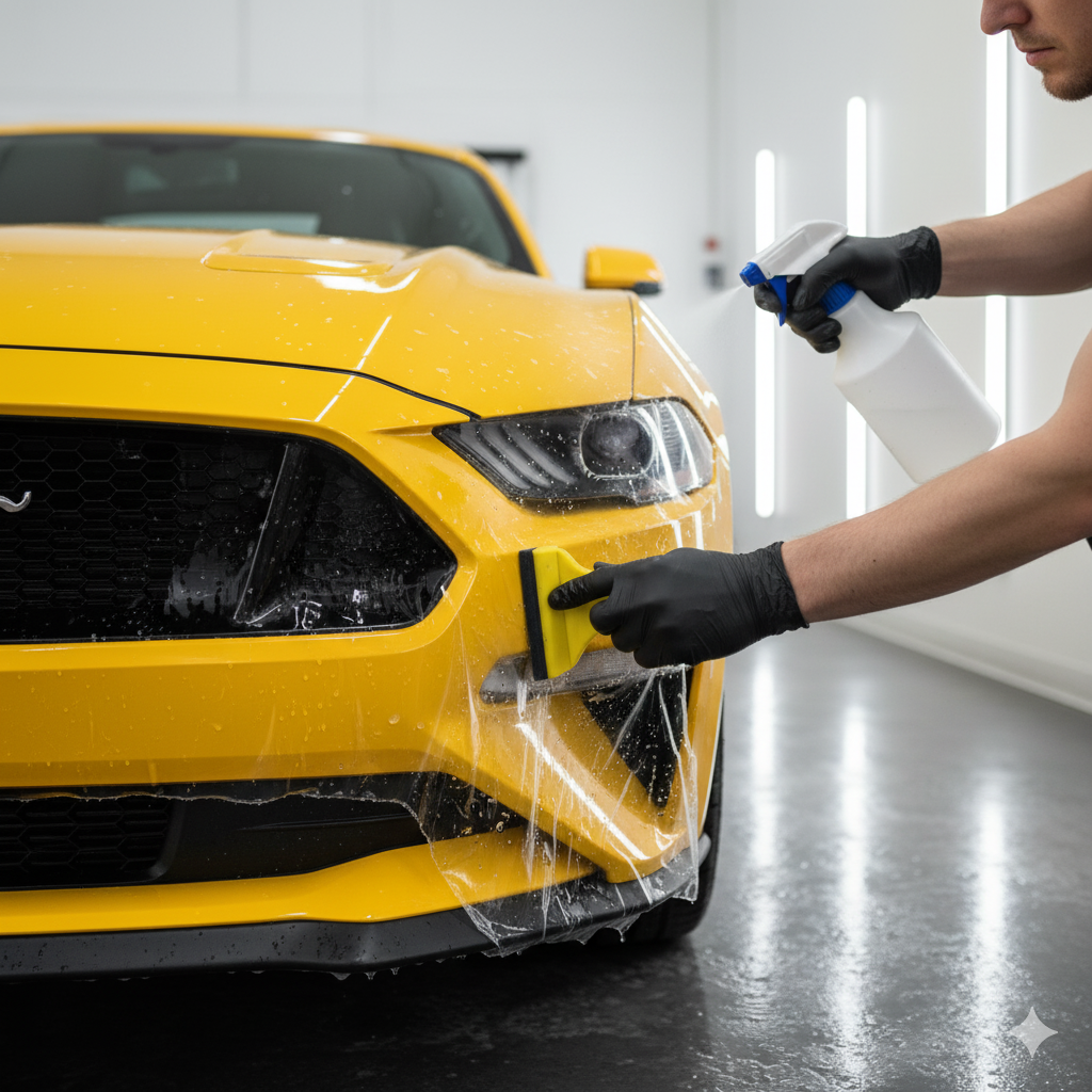 XPEL Ford Paint Protection Film PPF Clear Bra Installation Los Angeles