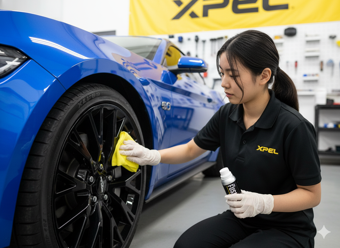Ford Ceramic Coating Application in Los Angeles | XPEL Fusion Plus