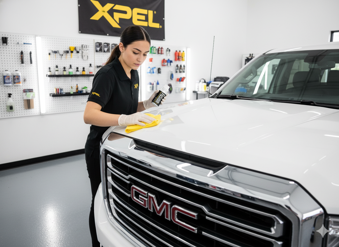 GMC Ceramic Coating Application in Los Angeles | XPEL Fusion Plus