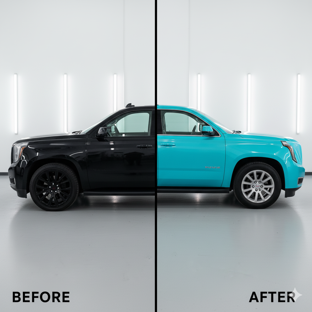 GMC Color Change PPF Wrap Installation: Rugged Style & Superior Defense in Los Angeles