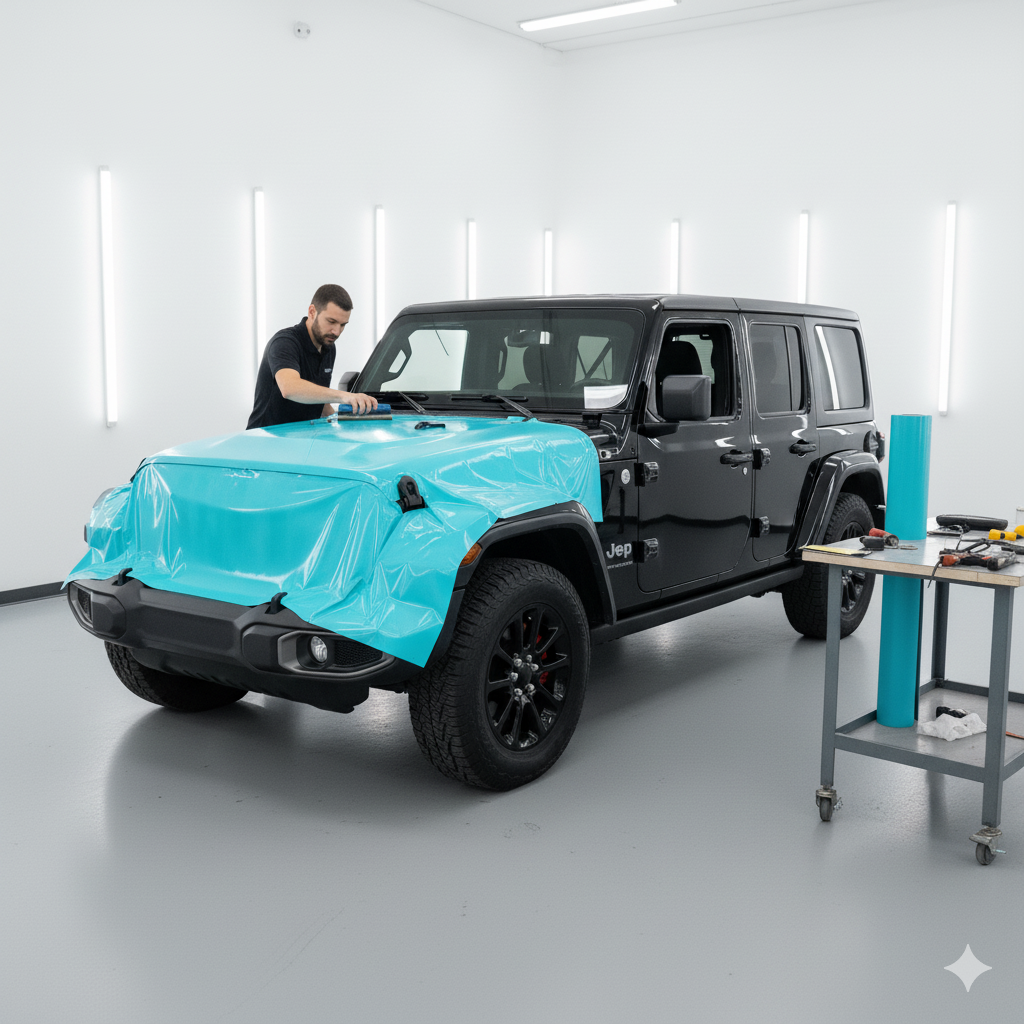 Jeep Color Change PPF Wrap Installation: Trail-Ready Style & Protection in Los Angeles