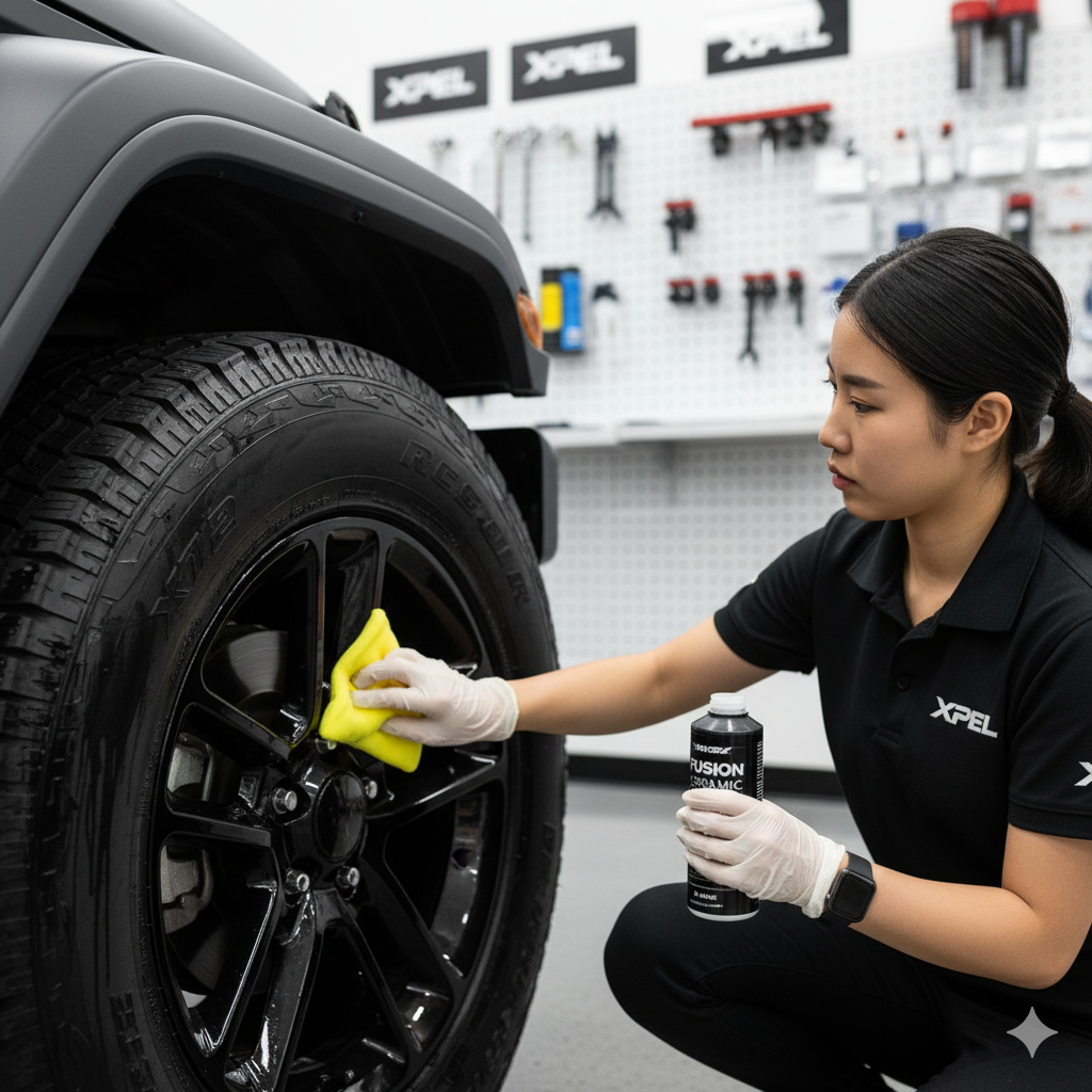 Jeep Ceramic Coating Application in Los Angeles | XPEL Fusion Plus