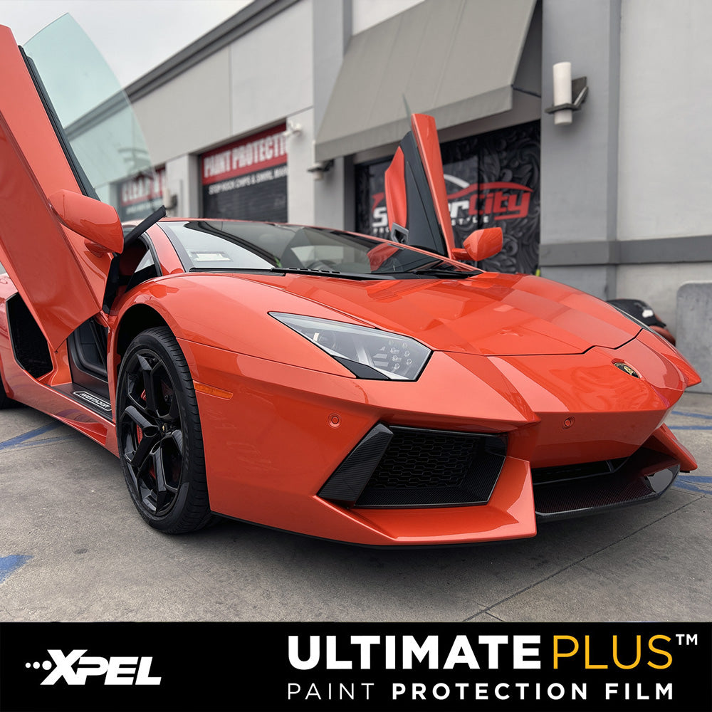 XPEL Lamborghini Paint Protection Film PPF Clear Bra Installation Los Angeles