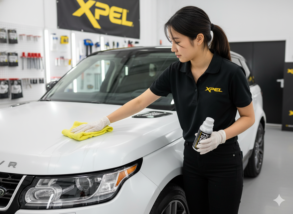Land Rover Ceramic Coating Application in Los Angeles | XPEL Fusion Plus
