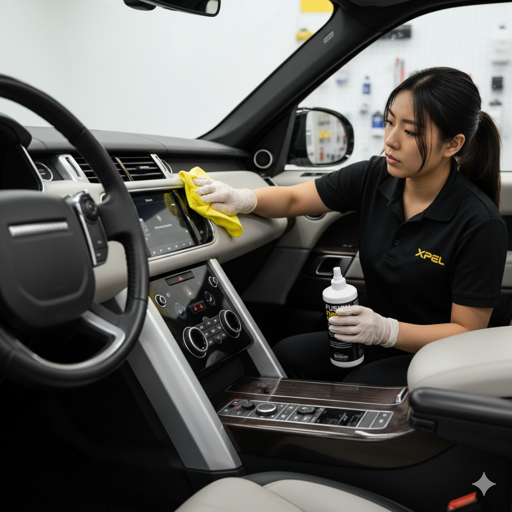Land Rover Ceramic Coating Application in Los Angeles | XPEL Fusion Plus