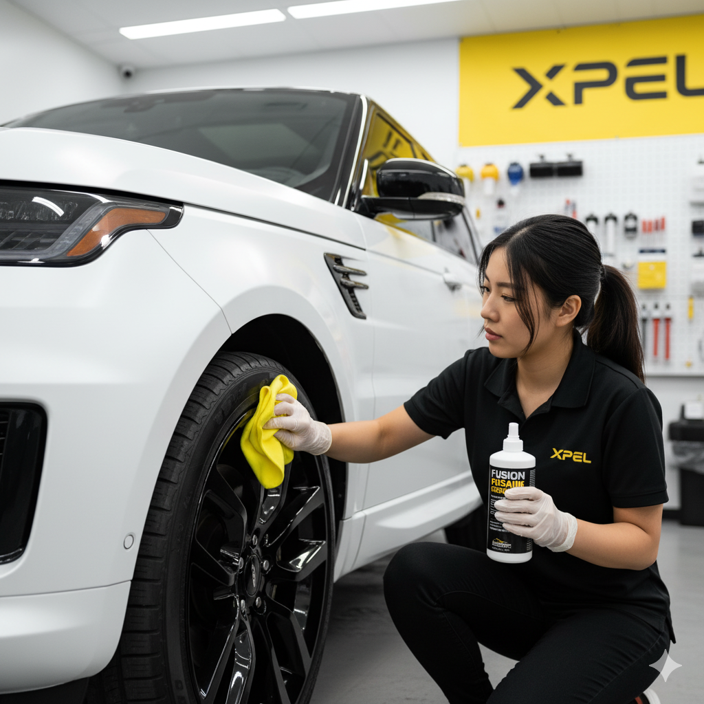 Land Rover Ceramic Coating Application in Los Angeles | XPEL Fusion Plus