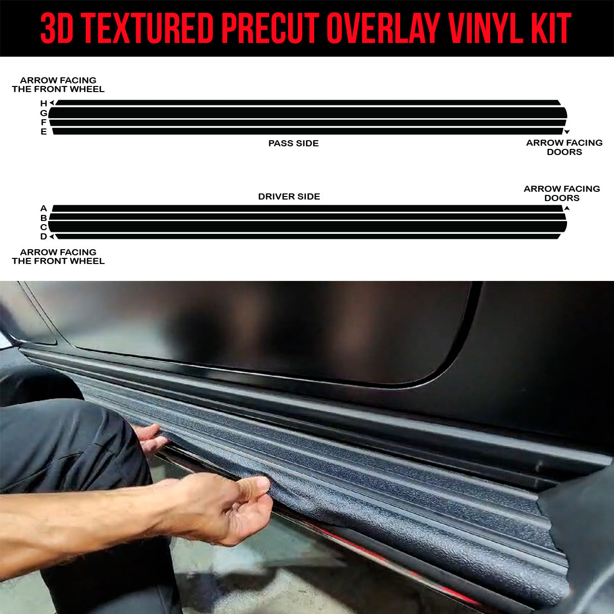Mercedes G Wagon G500 G550 G63 Side Step Running Board Nerf Bar Chrome Delete Black Out Kit