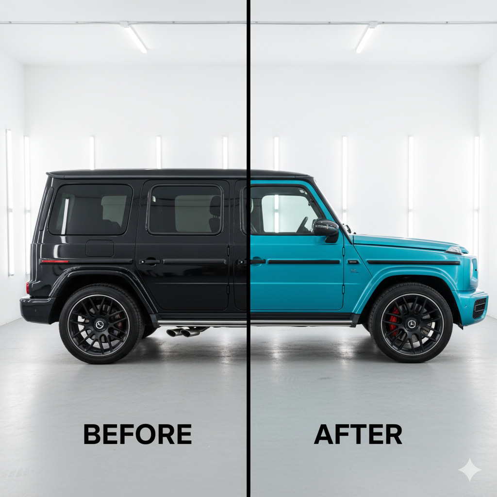 Mercedes Color Change PPF Wrap Installation: Luxury Style & Defense in Los Angeles