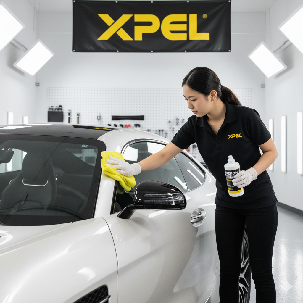 Mercedes-Benz Ceramic Coating Application in Los Angeles | XPEL Fusion Plus