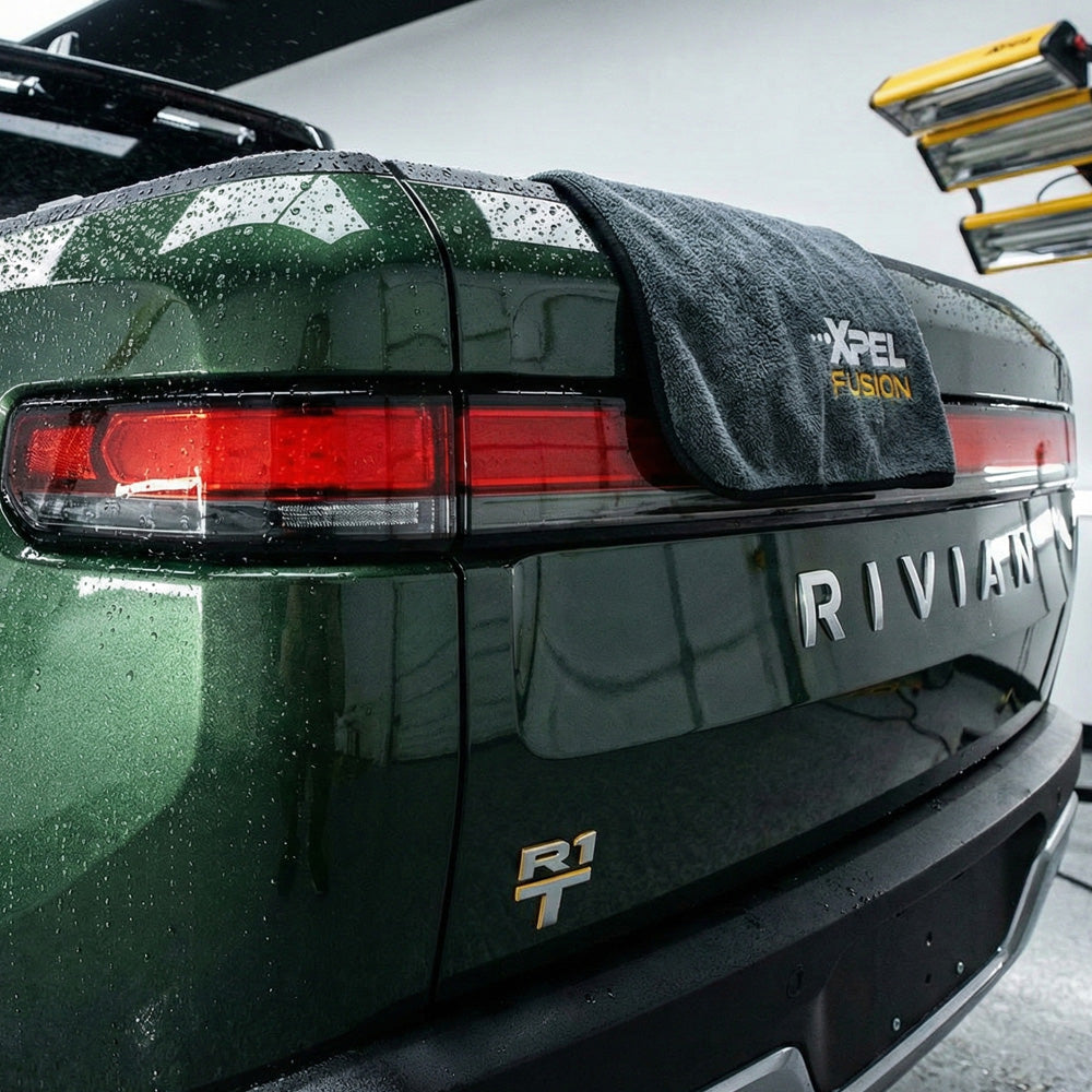 Rivian Ceramic Coating Application in Los Angeles | XPEL Fusion Plus