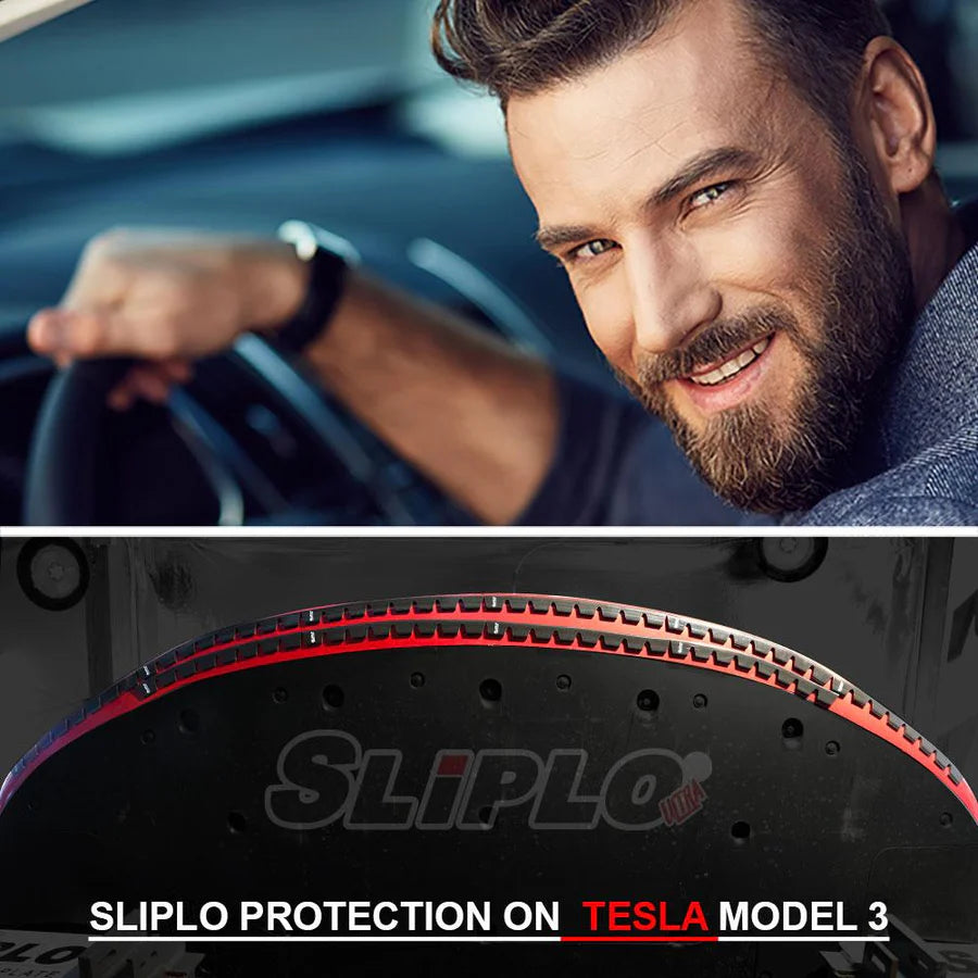 SLiPLO Front Bumper Lip Scrape Guard Skid Plate Installation in Los Angeles