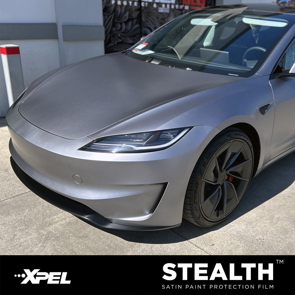 XPEL Tesla Paint Protection Film PPF Clear Bra Installation Los Angeles Model 3 Y S X Cybertruck