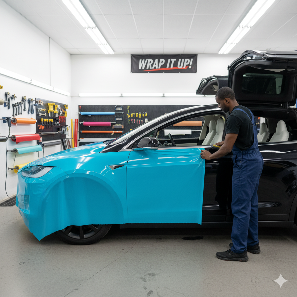 Tesla Color Change PPF Wrap Installation: Customization & Defense in Los Angeles