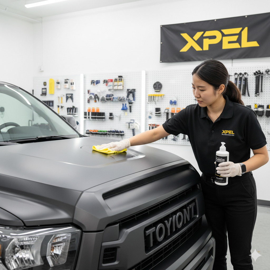 Toyota Ceramic Coating Application in Los Angeles | XPEL Fusion Plus