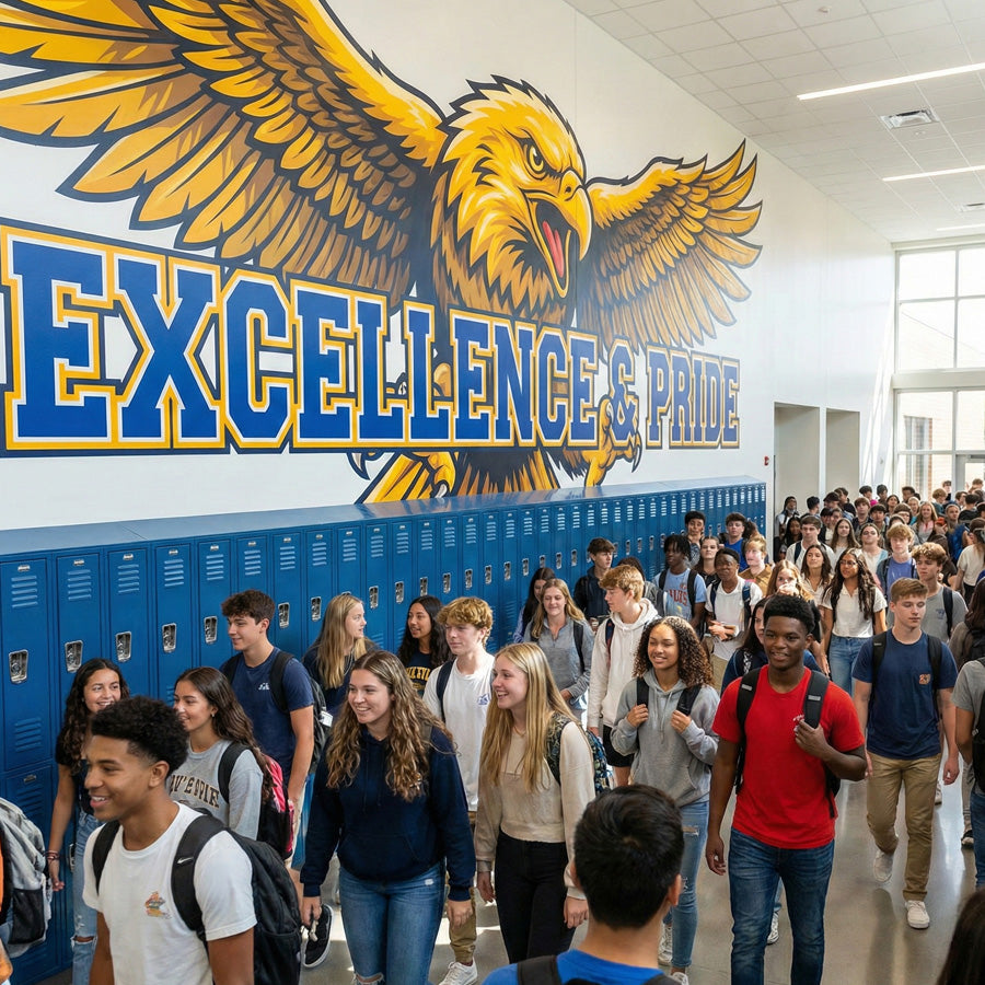 Custom Wall & Window Graphics for Schools, Businesses, and Promotions