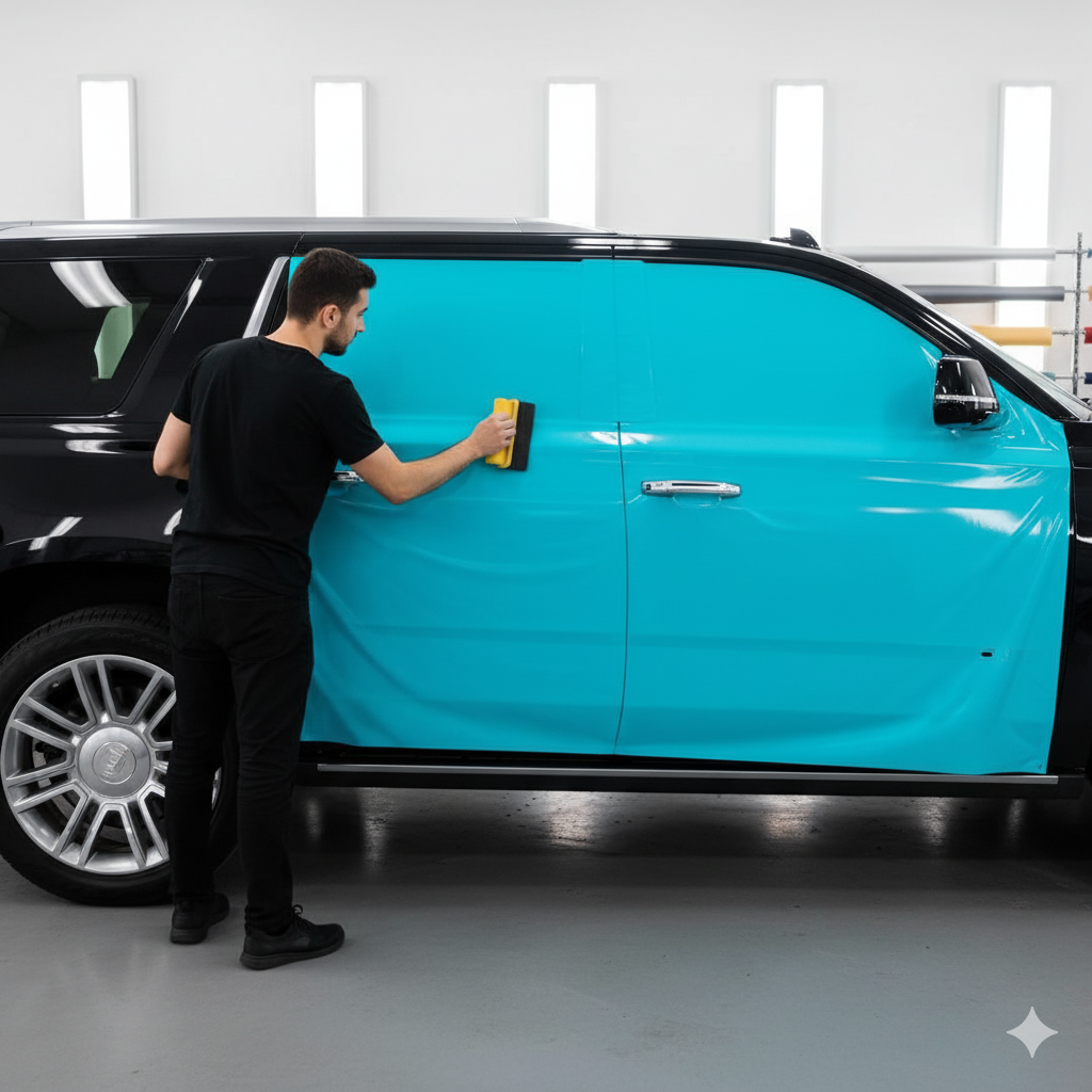 Cadillac Color Change PPF Wrap Installation: Customization & Defense in Los Angeles