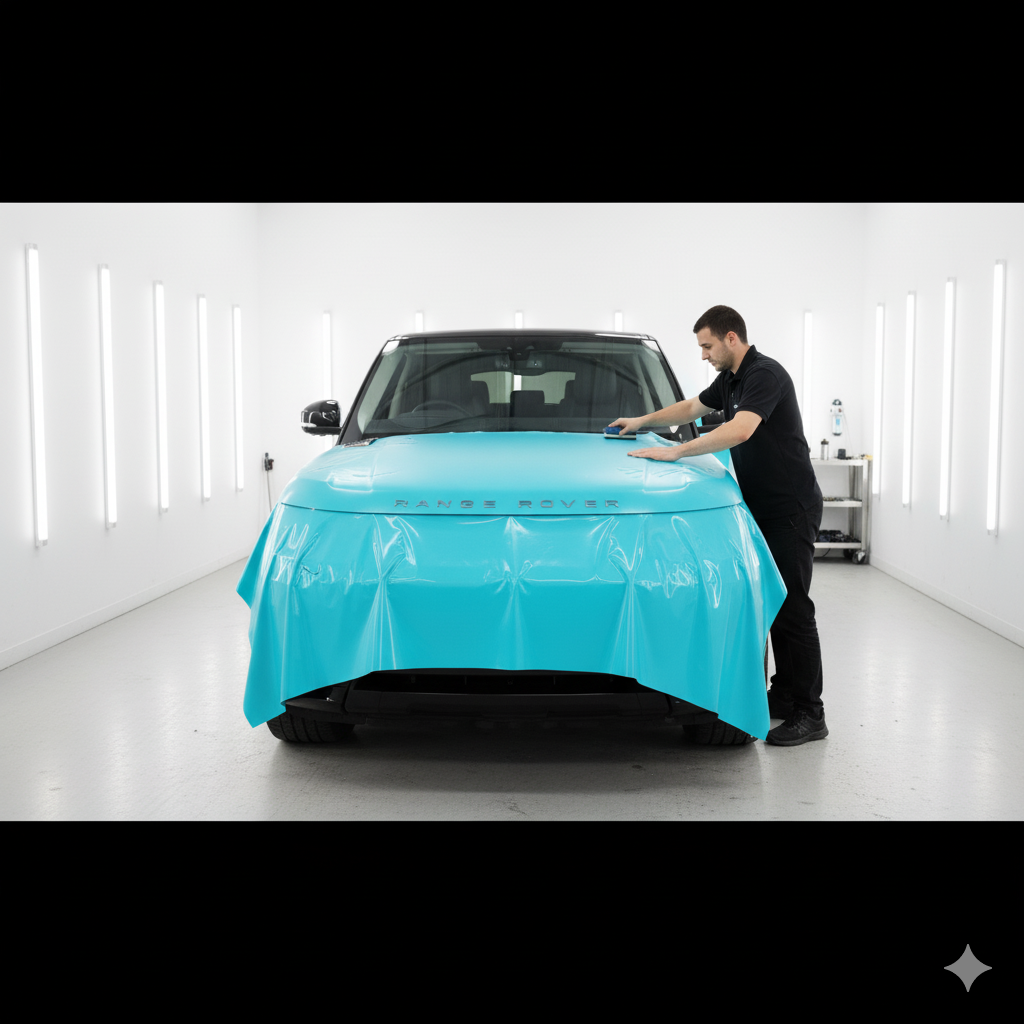 Land Rover Color Change PPF Wrap Installation Los Angeles