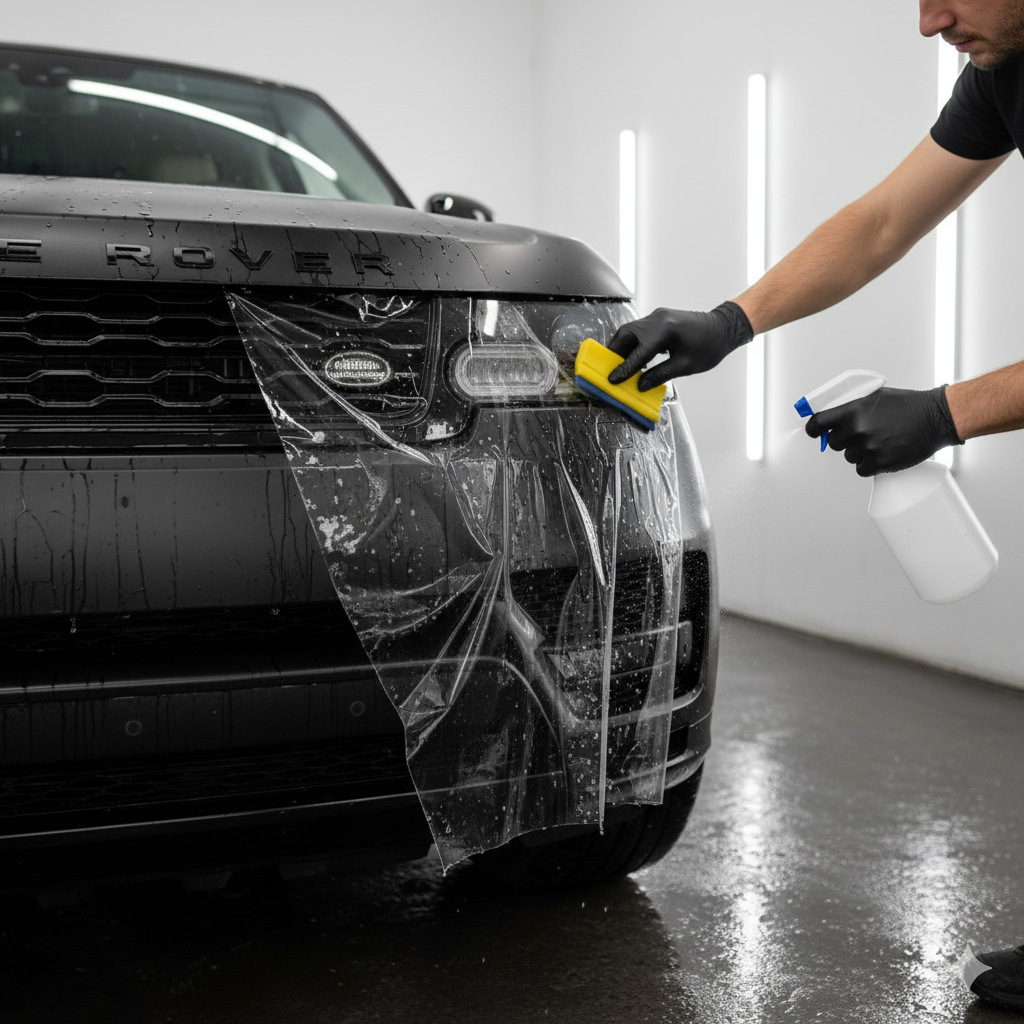 XPEL Land Rover Paint Protection Film PPF Clear Bra Installation Los Angeles Range Rover Defender