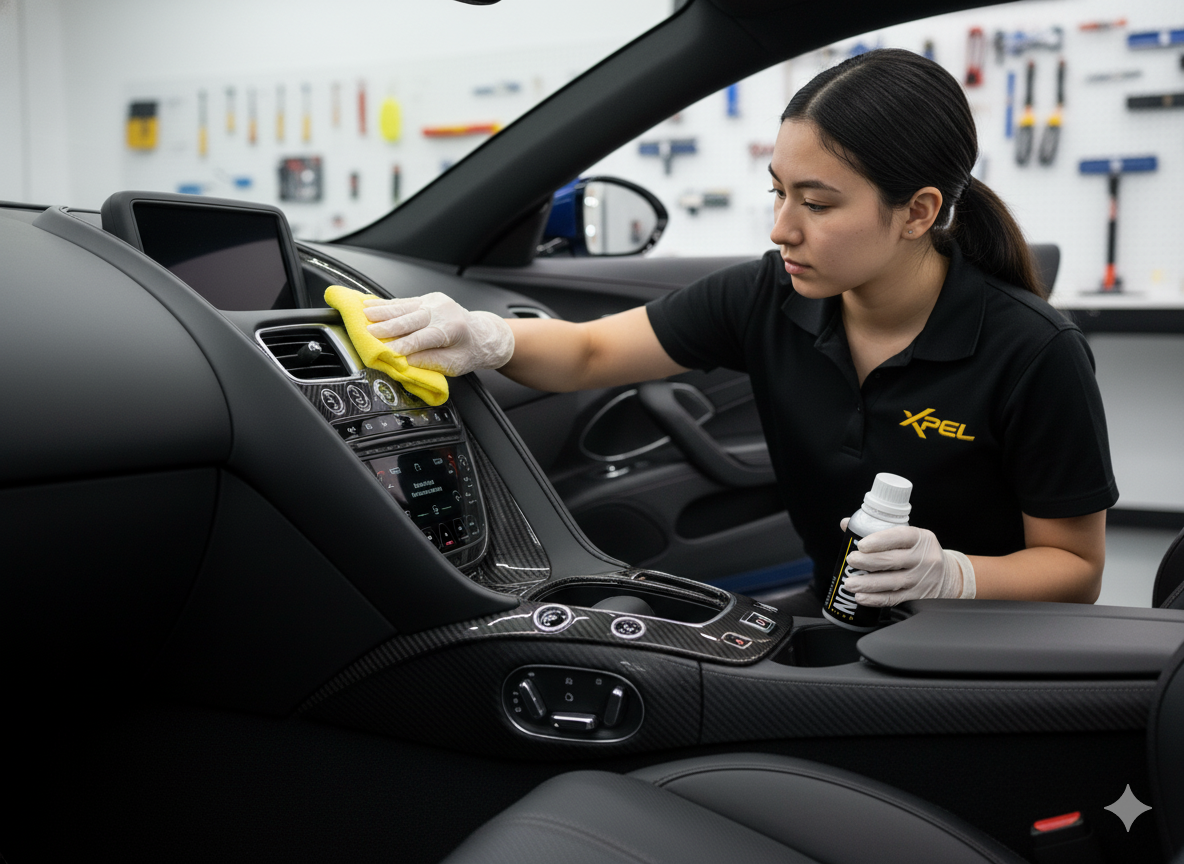 Aston Martin Ceramic Coating Application in Los Angeles | XPEL Fusion Plus