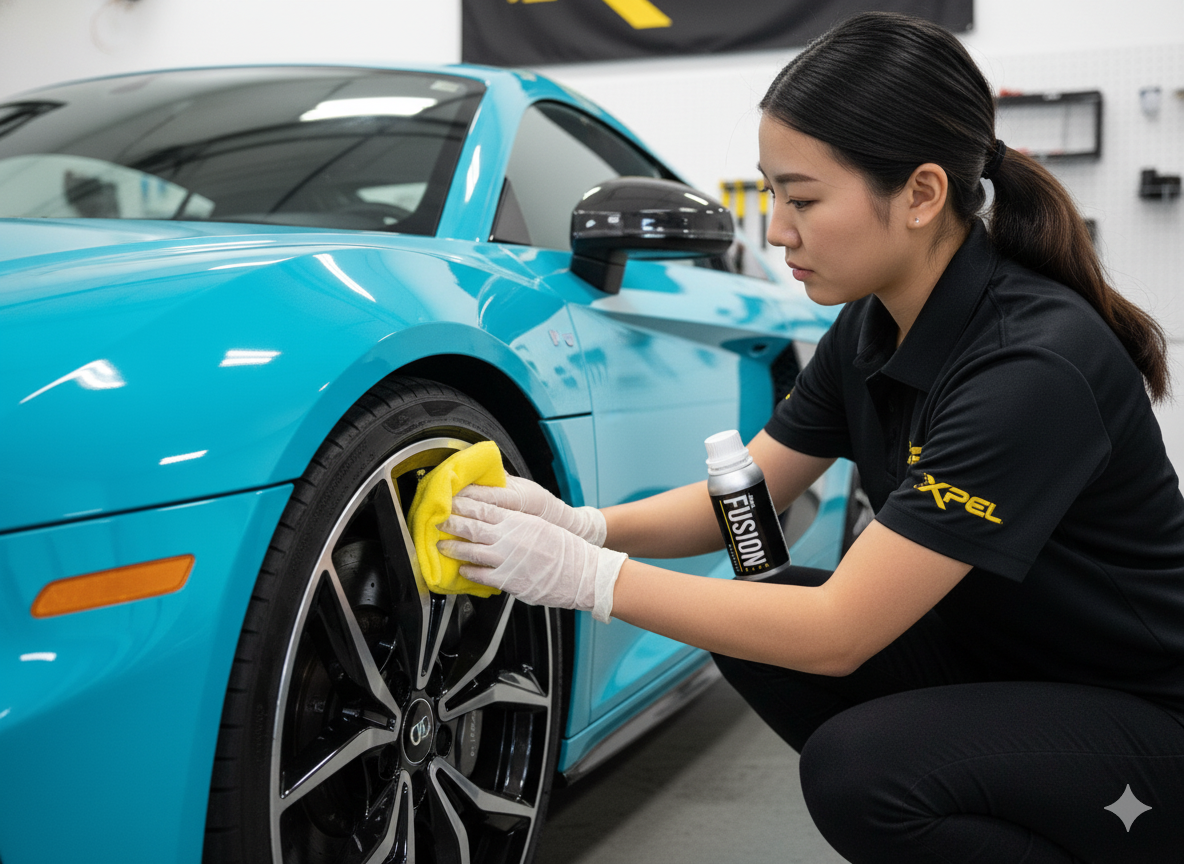 Audi Ceramic Coating Application in Los Angeles | XPEL Fusion Plus Protection