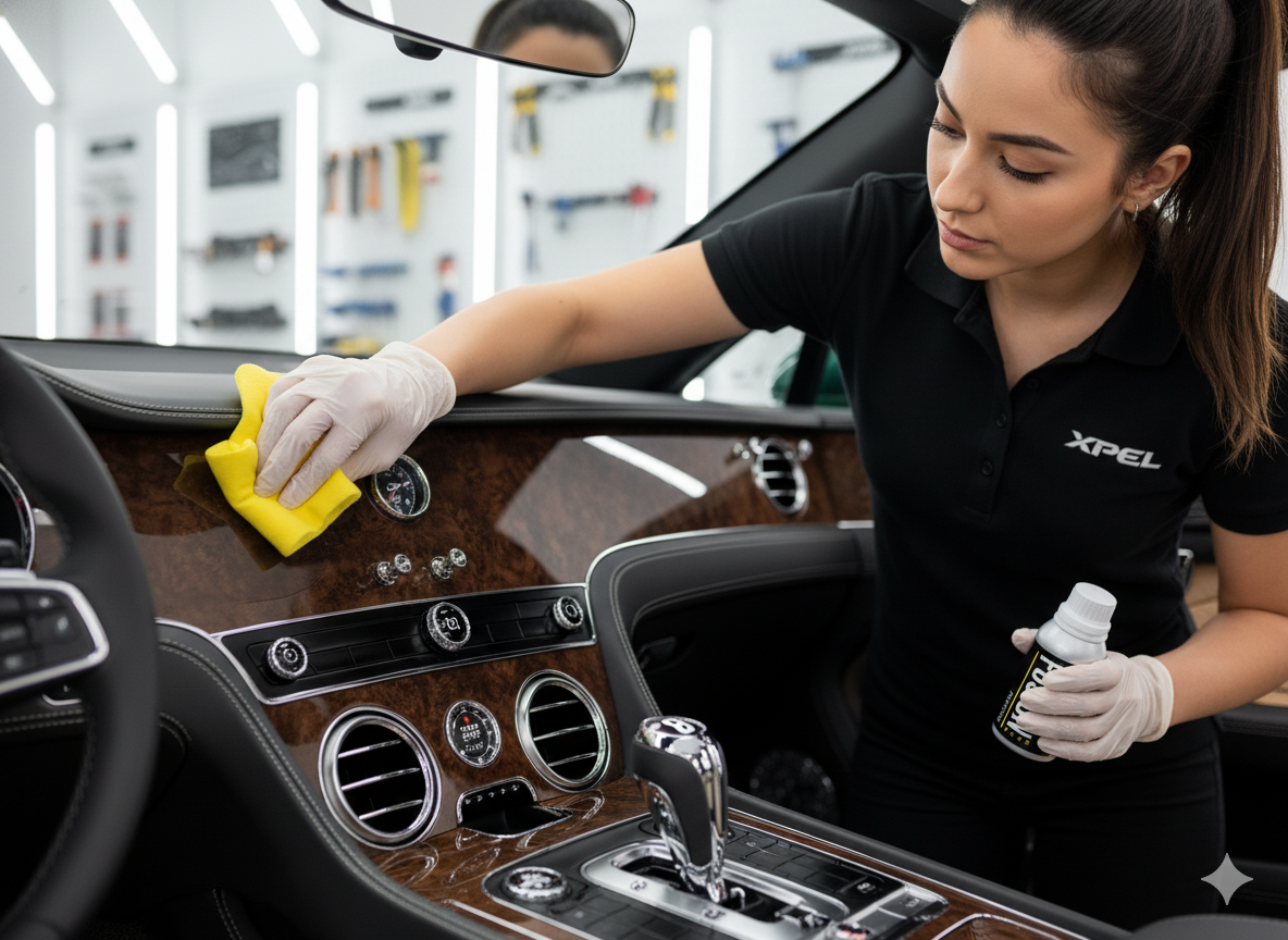 Bentley Ceramic Coating Application in Los Angeles | XPEL Fusion Plus