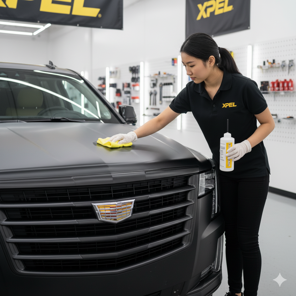 Cadillac Ceramic Coating Application in Los Angeles | XPEL Fusion Plus