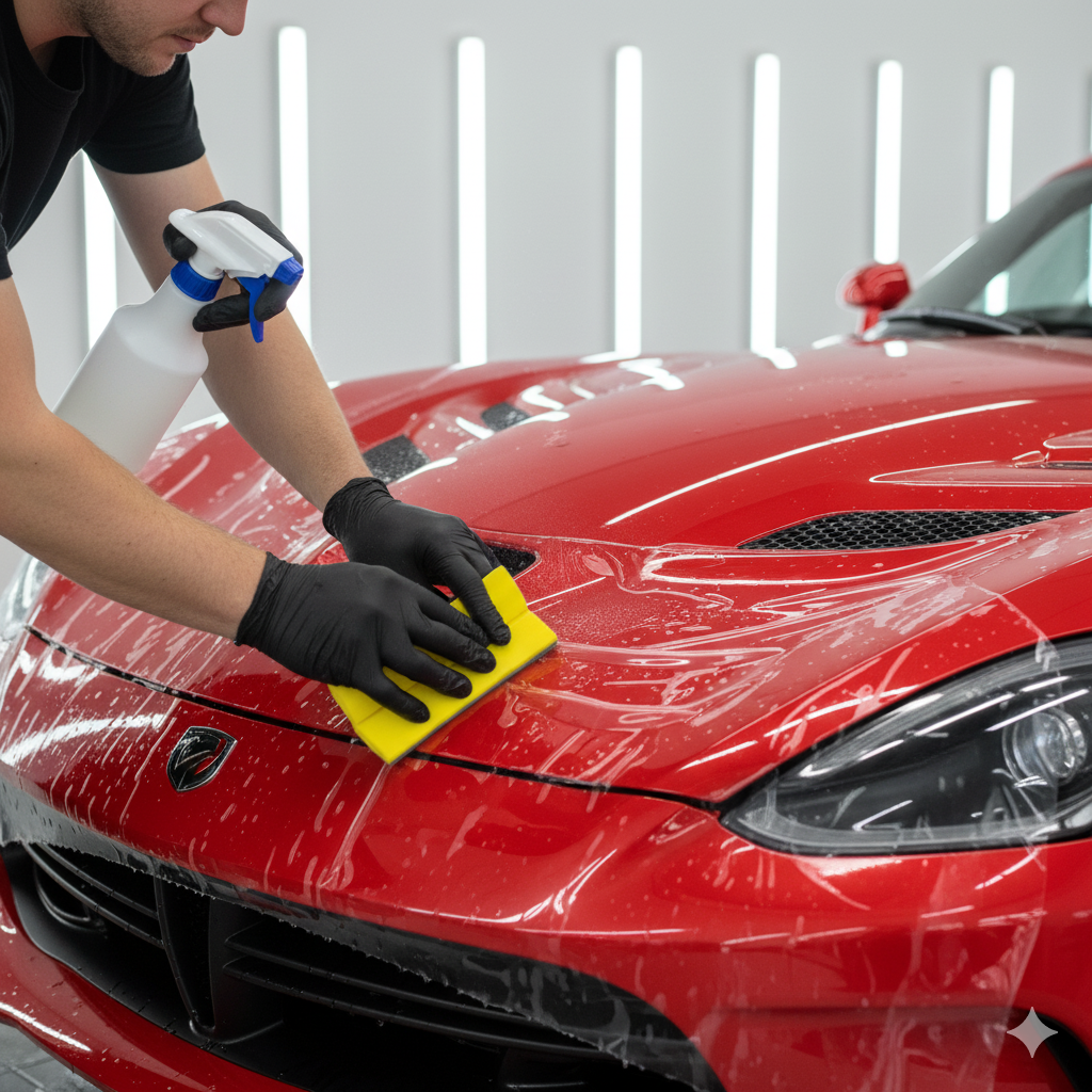 XPEL Dodge Paint Protection Film PPF Clear Bra Installation Los Angeles