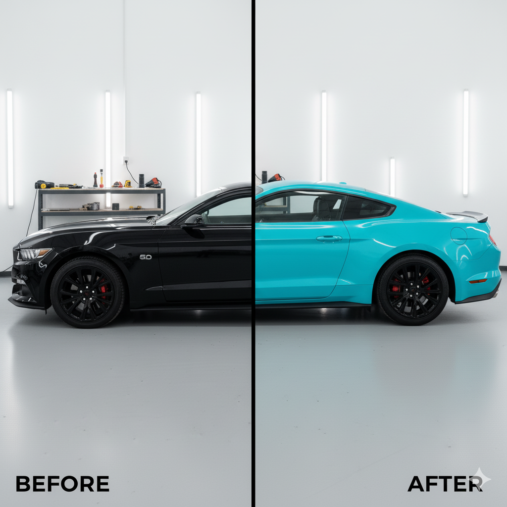 Ford Color Change PPF Wrap Installation: Custom Look & Durable Defense in Los Angeles
