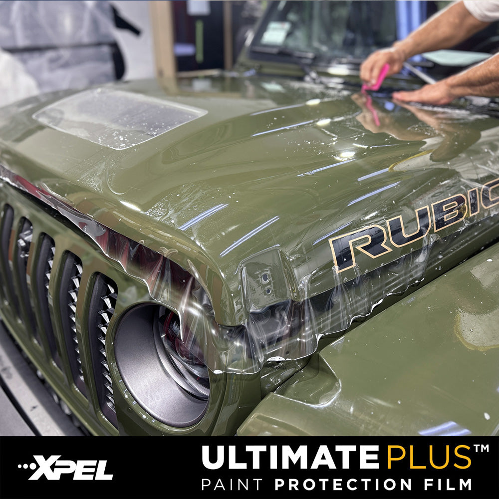 XPEL Jeep Paint Protection Film PPF Clear Bra Installation Los Angeles Wrangler Grand Cherokee