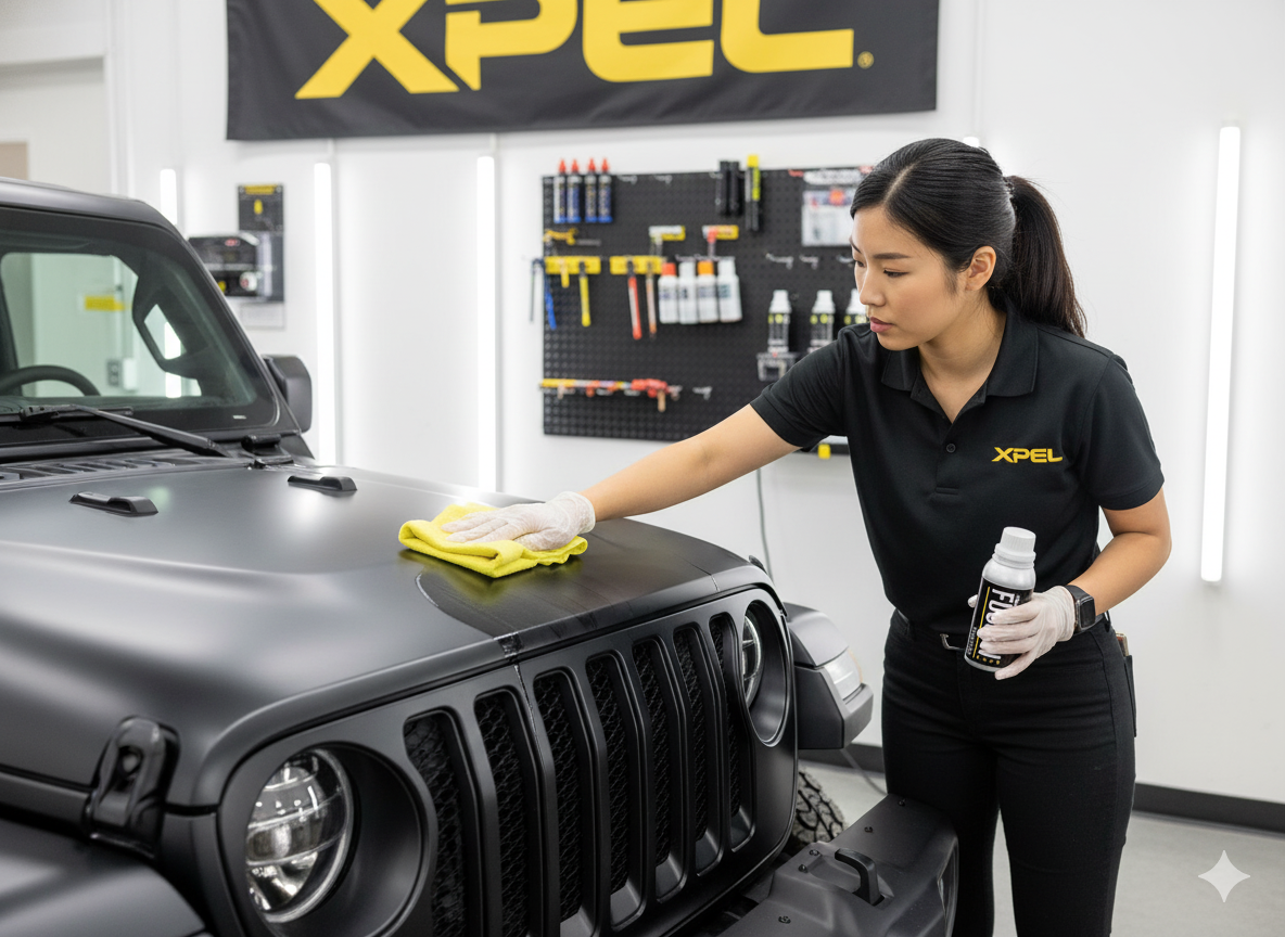 Jeep Ceramic Coating Application in Los Angeles | XPEL Fusion Plus