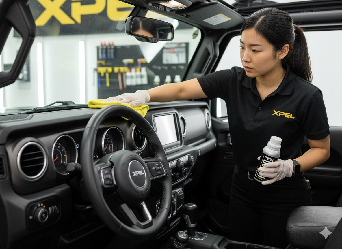 Jeep Ceramic Coating Application in Los Angeles | XPEL Fusion Plus