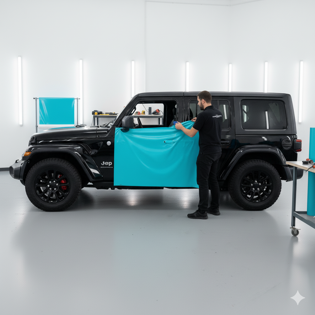 Jeep Color Change PPF Wrap Installation: Trail-Ready Style & Protection in Los Angeles