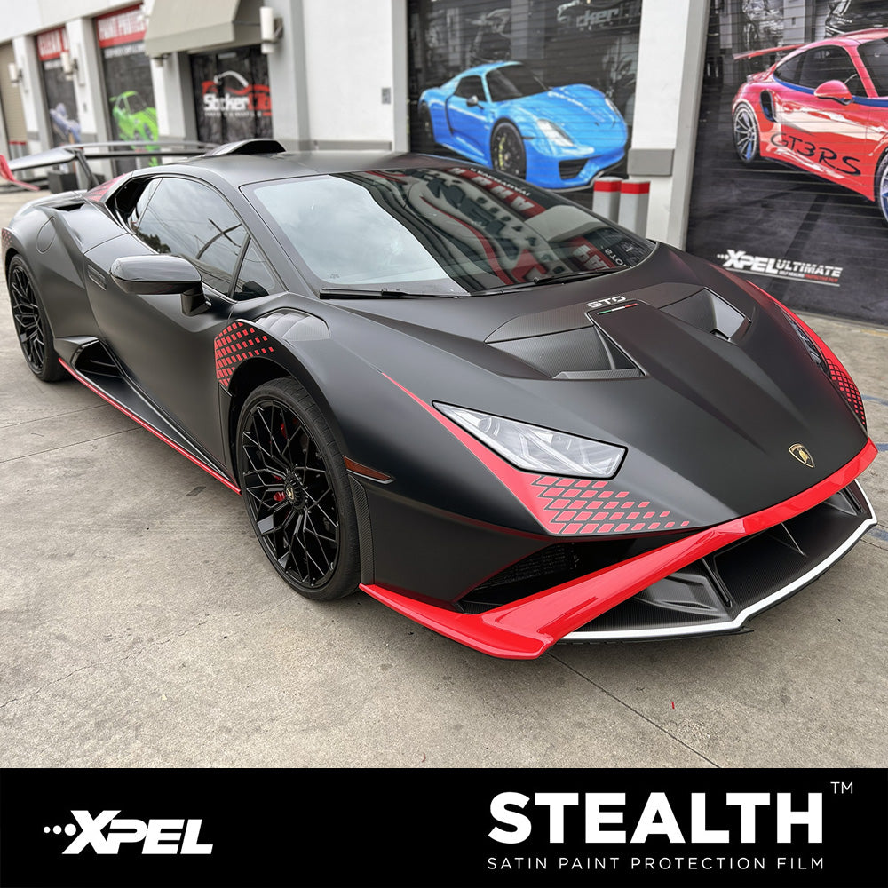 XPEL Lamborghini Paint Protection Film PPF Clear Bra Installation Los Angeles