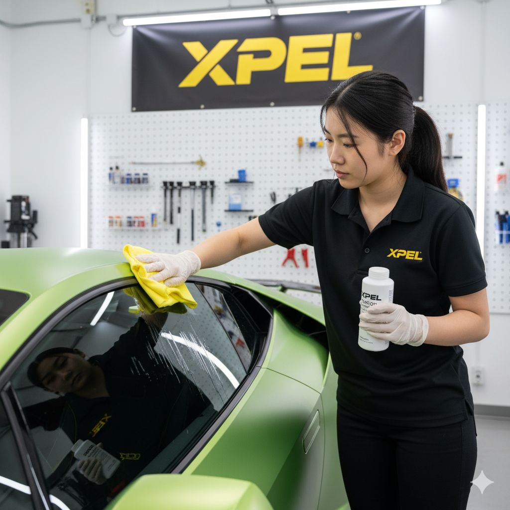 Lamborghini Ceramic Coating Application in Los Angeles | XPEL Fusion Plus