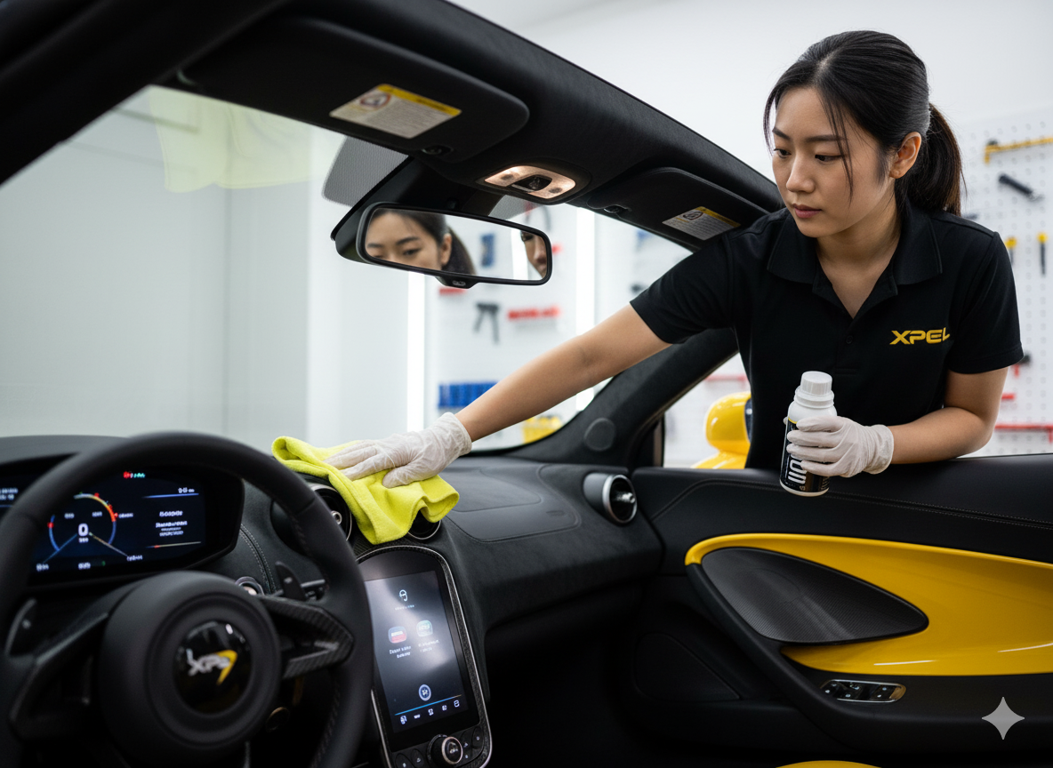 McLaren Ceramic Coating Application in Los Angeles | XPEL Fusion Plus
