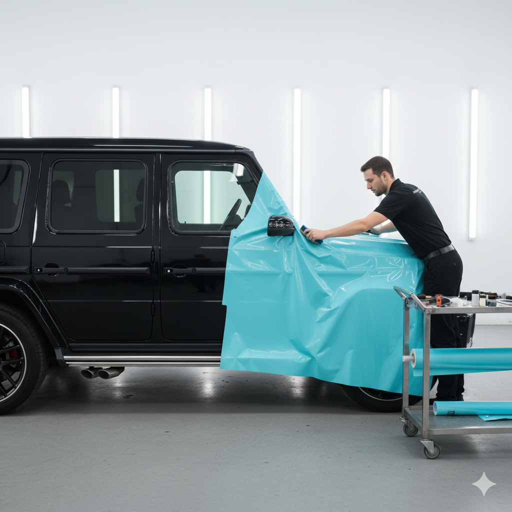 Mercedes Color Change PPF Wrap Installation: Luxury Style & Defense in Los Angeles