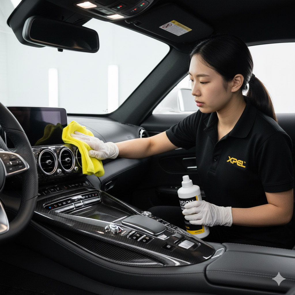 Mercedes-Benz Ceramic Coating Application in Los Angeles | XPEL Fusion Plus