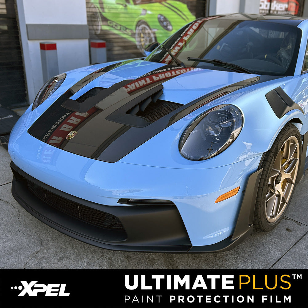XPEL Porsche Paint Protection Film PPF Clear Bra Installation Los Angeles 911 Taycan GT