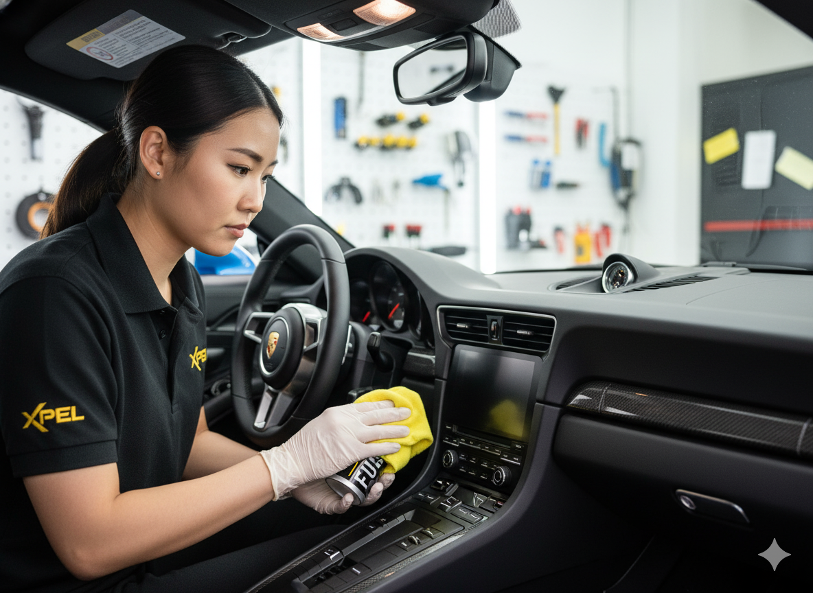 Porsche Ceramic Coating Application in Los Angeles | XPEL Fusion Plu