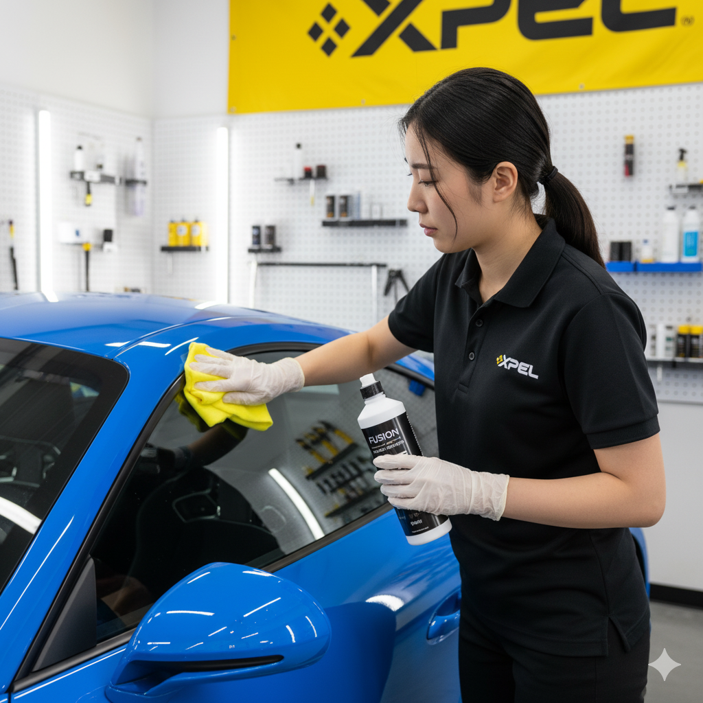 Porsche Ceramic Coating Application in Los Angeles | XPEL Fusion Plu